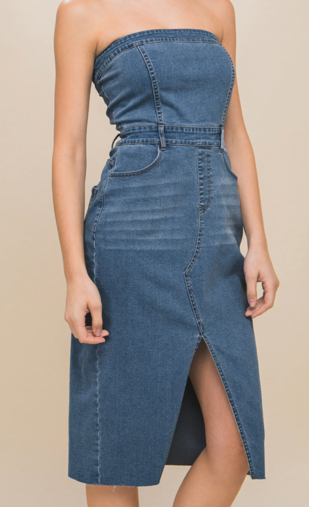 Carolina Denim Strapless