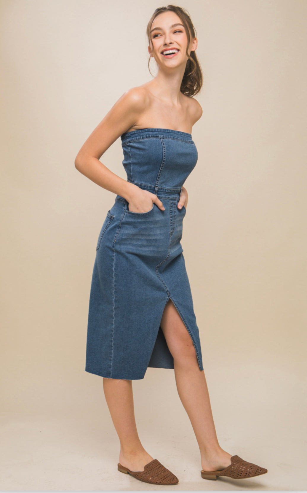 Carolina Denim Strapless