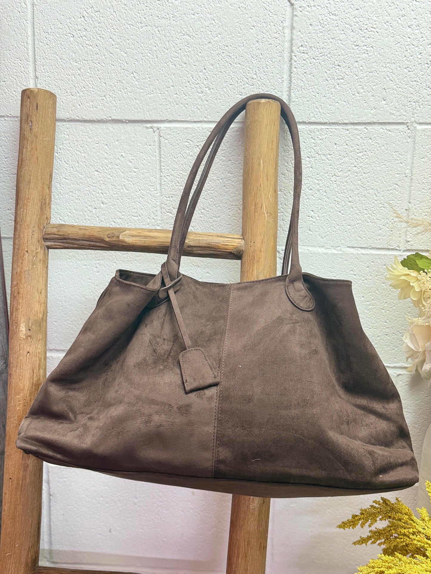 Poppy Suede Tote