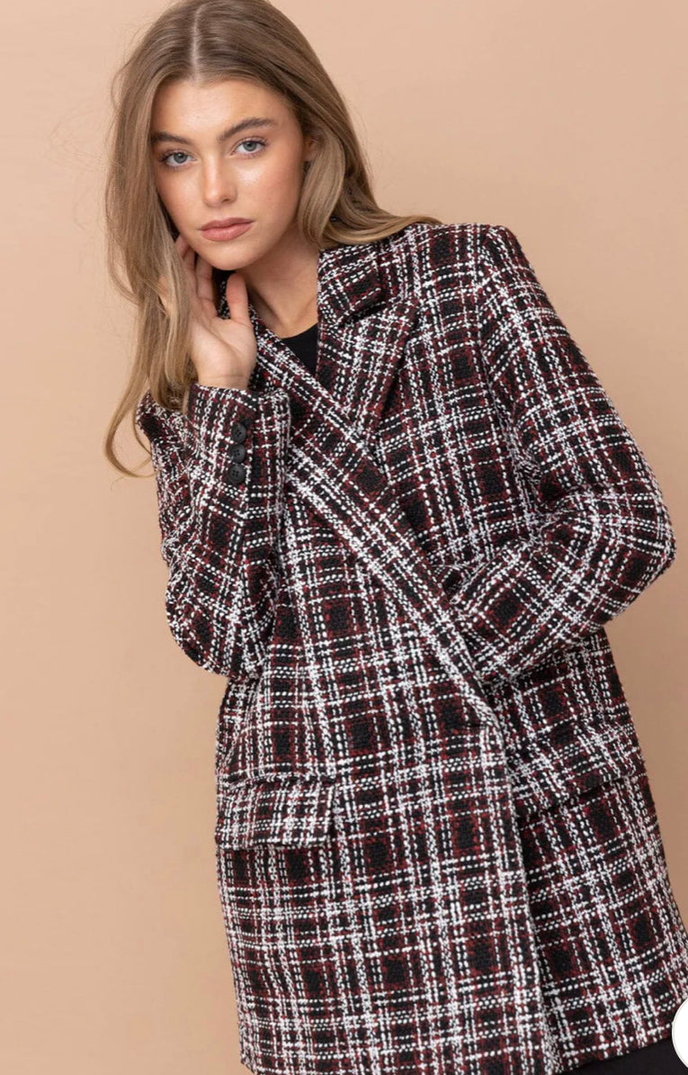 DERBY PLAID BLAZER