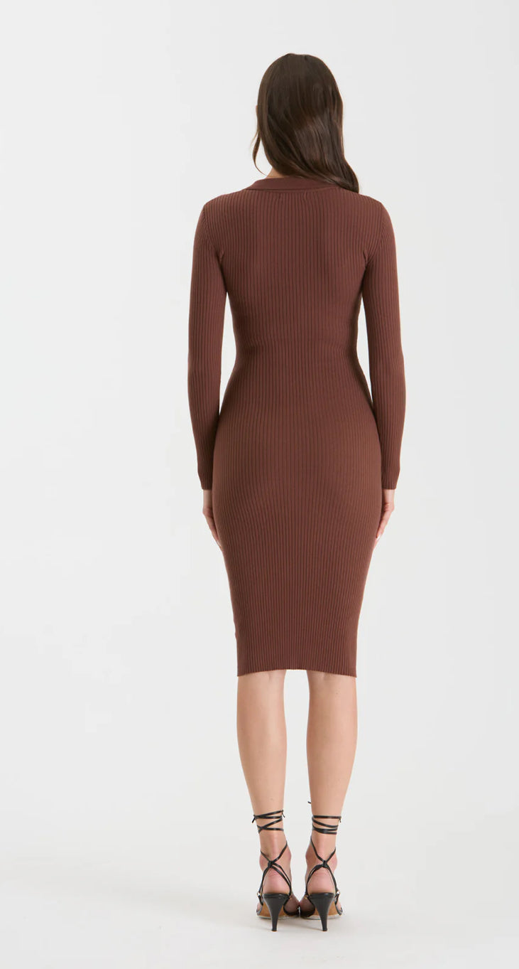 Rochelle Collared Rib Knit