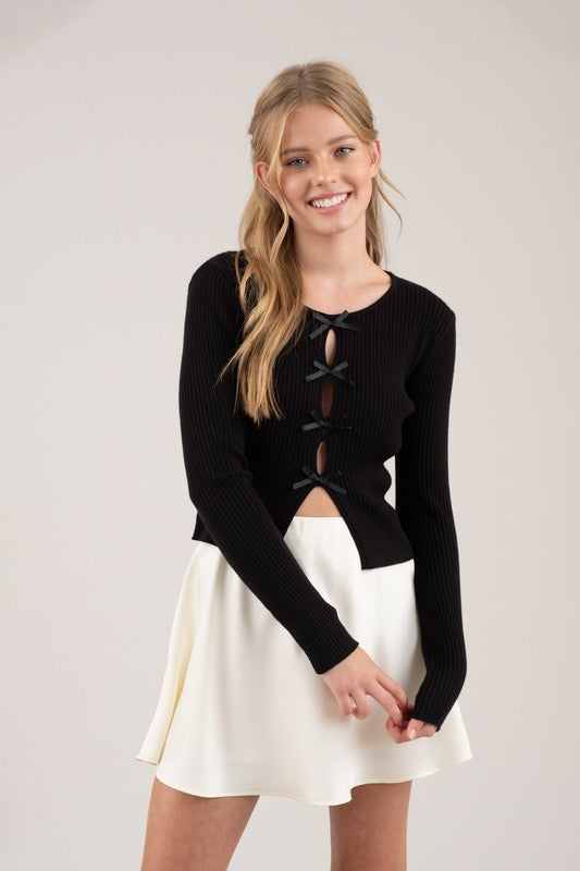 Bow Cardigan