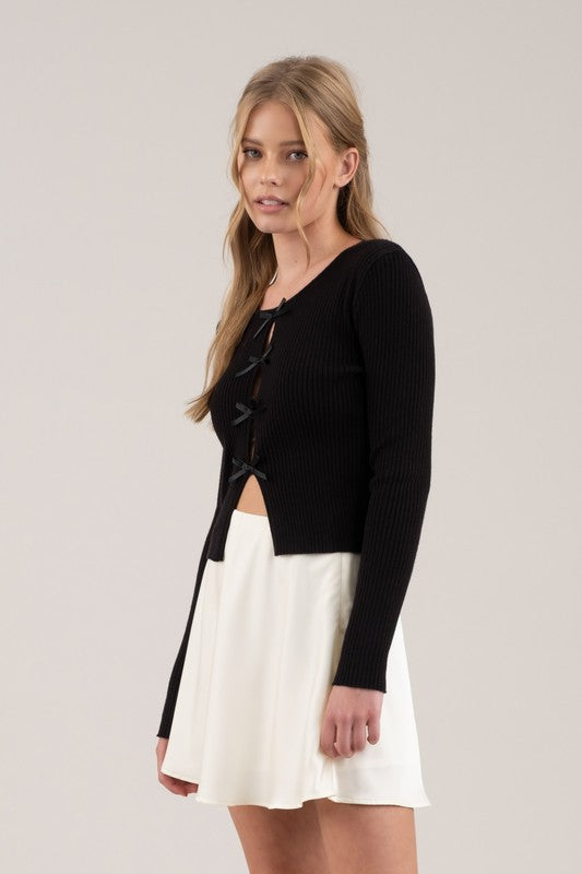 Bow Cardigan