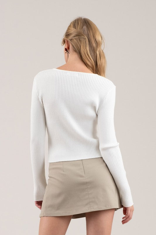 Bow Cardigan