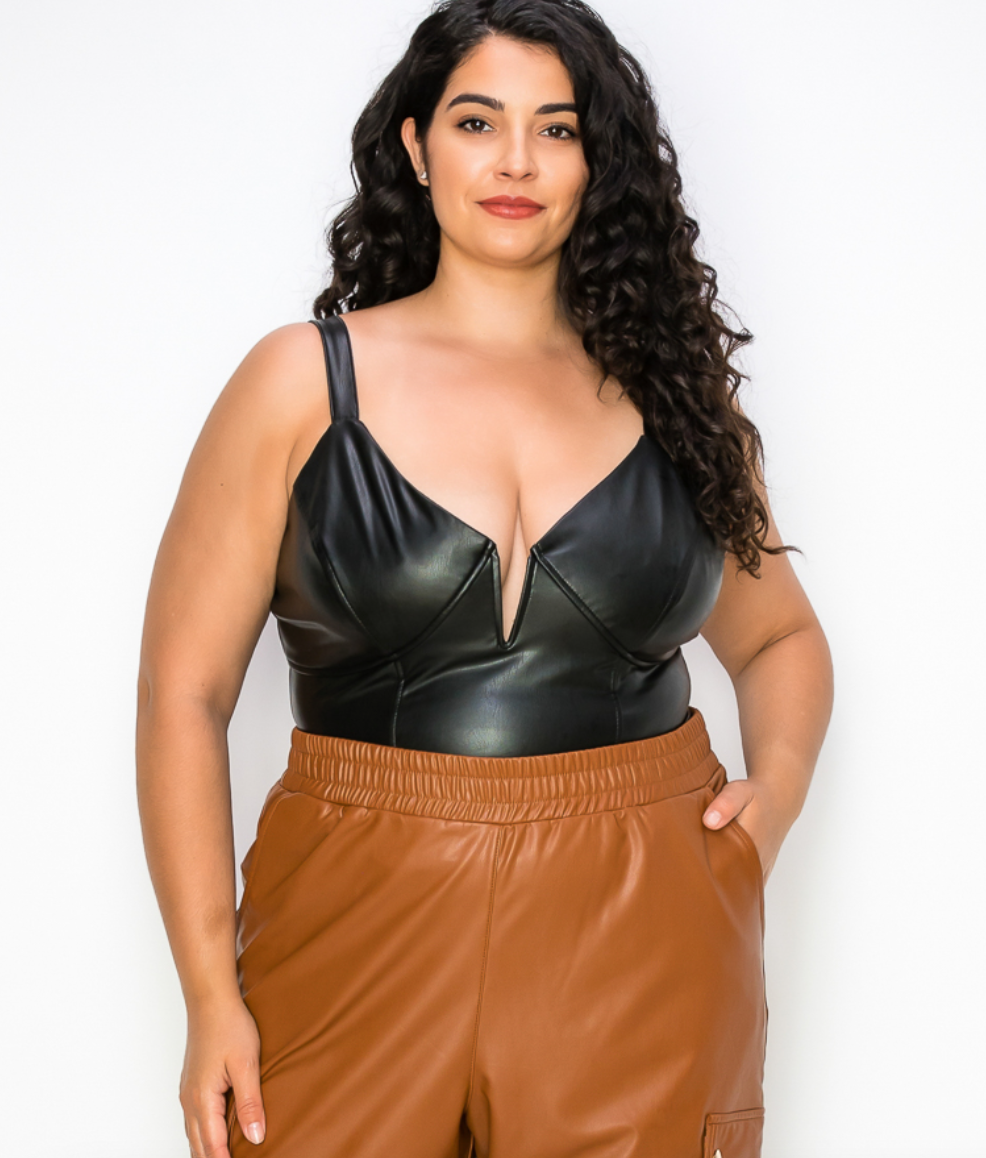 SAN GIL V NECK BODYSUIT