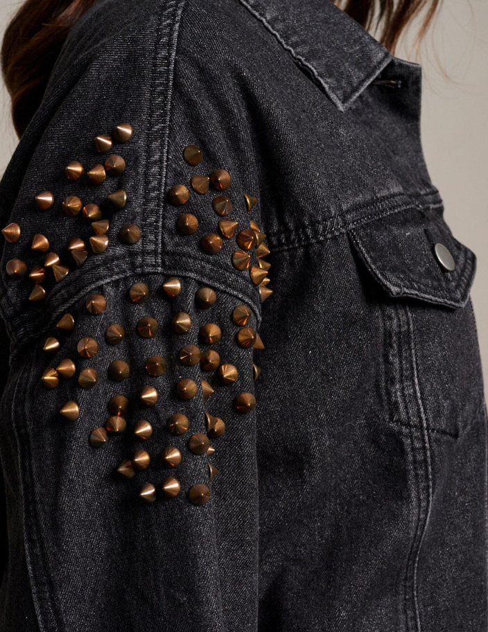 LiverPool Stud Denim Jacket