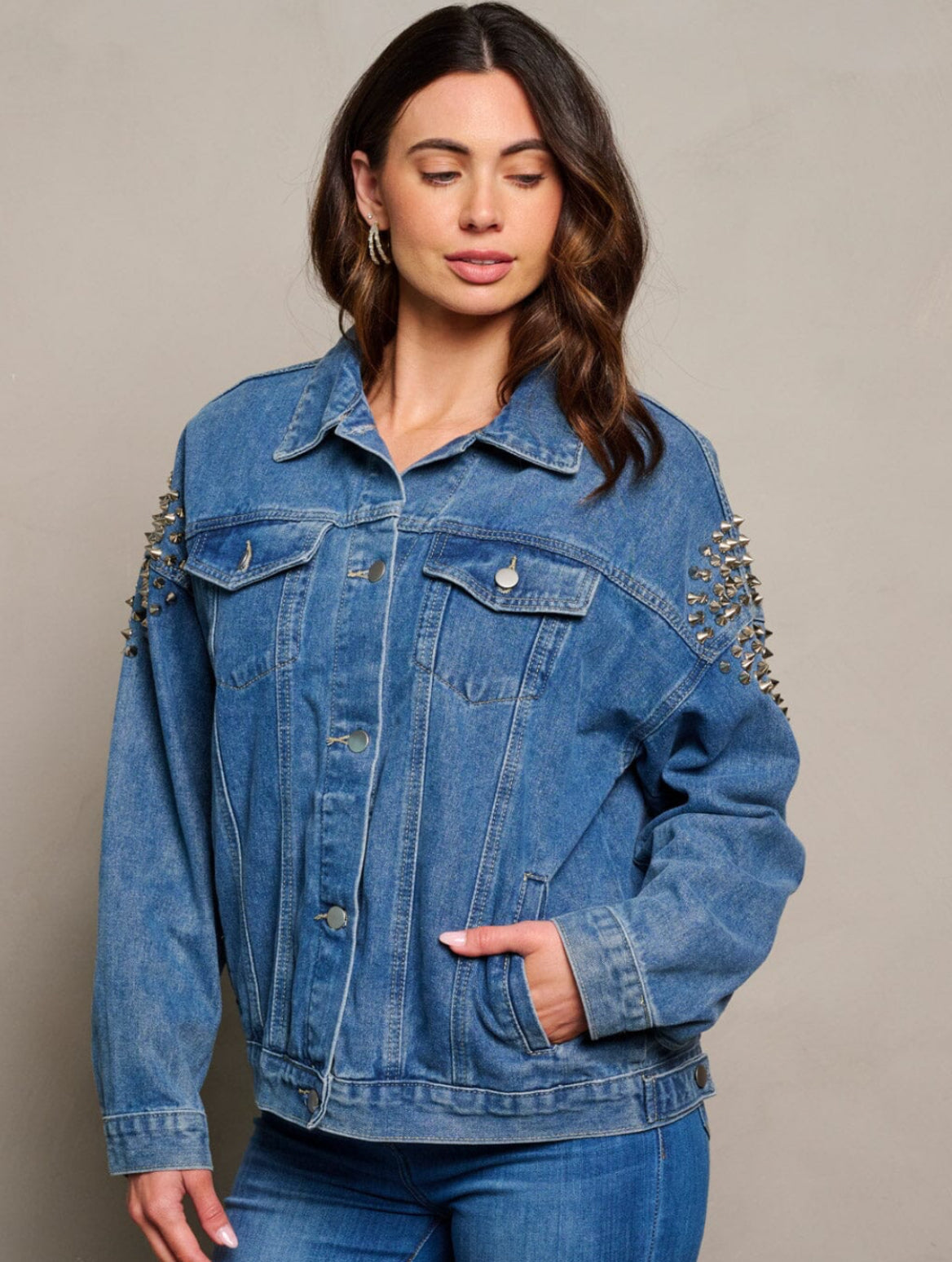 Berlin Stud Jean Jacket