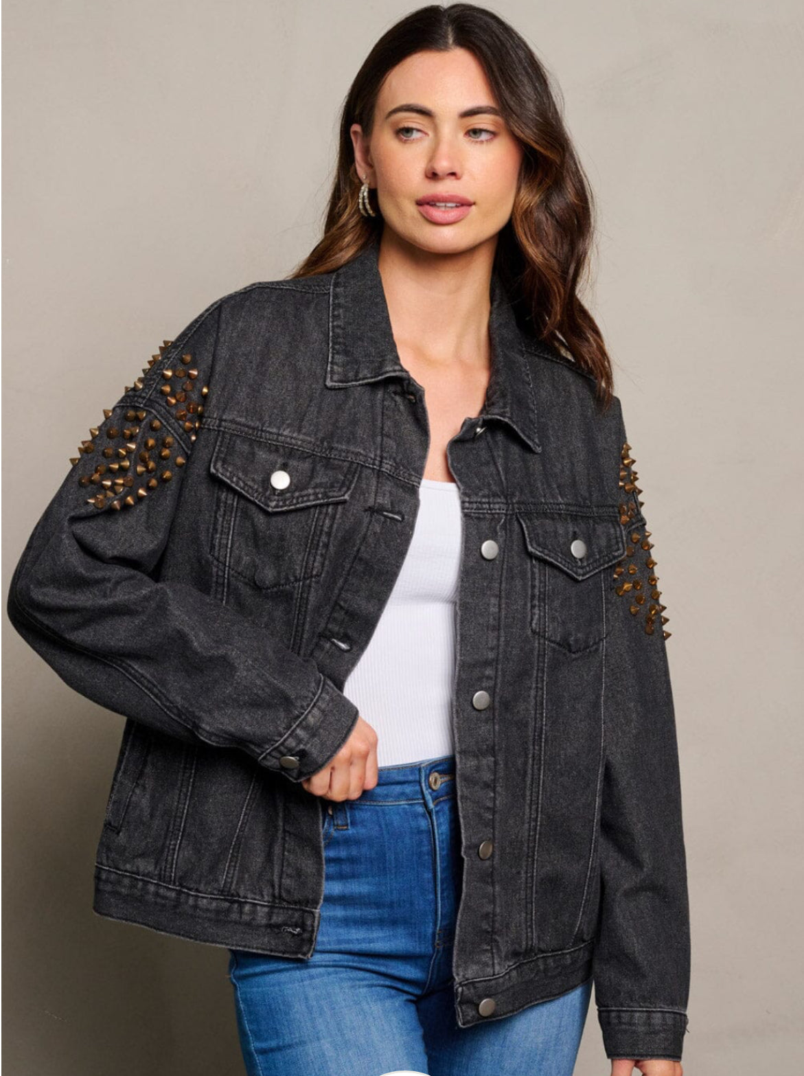Berlin Stud Jean Jacket
