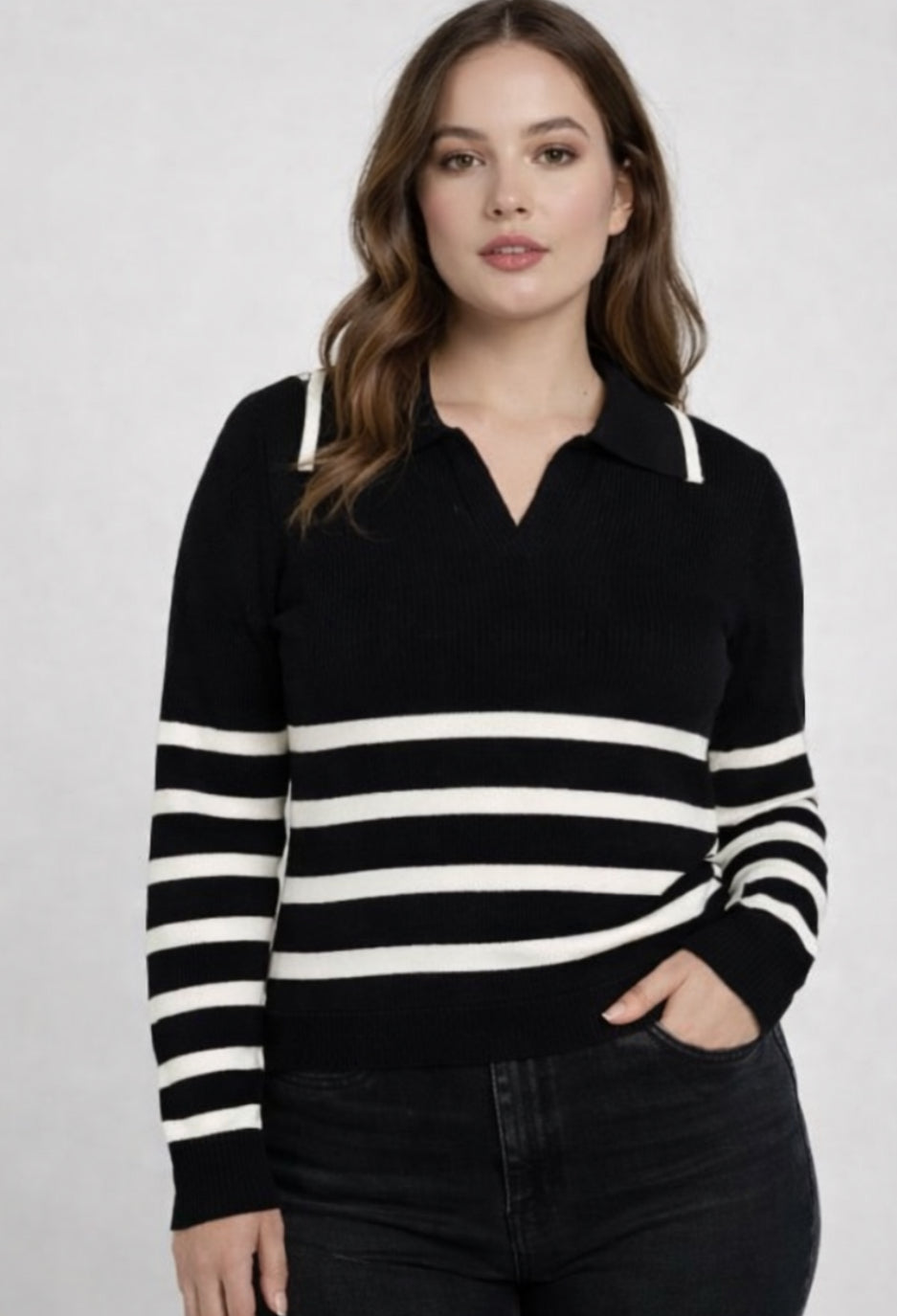 P striped Sweater