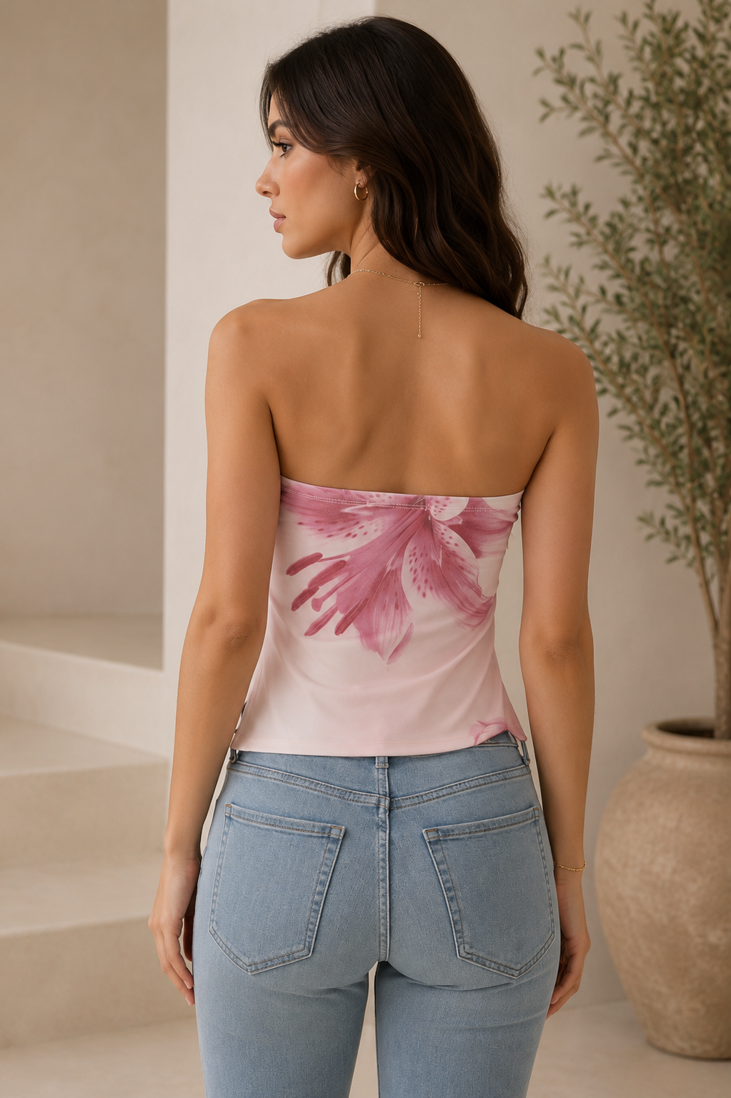 Verona Rosa Tube Top