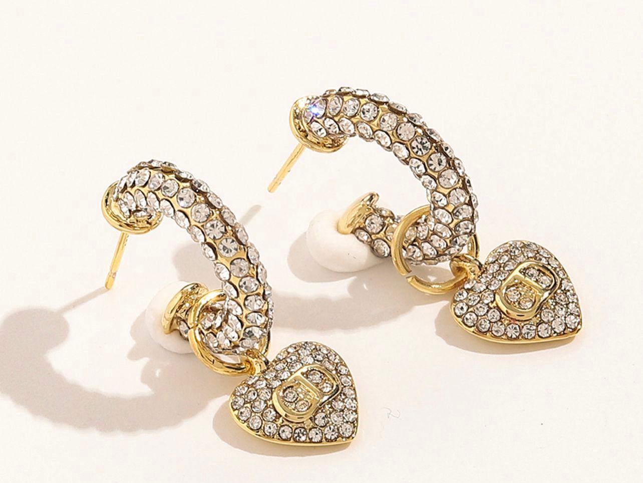 Montaigne Heart Hoop Earring
